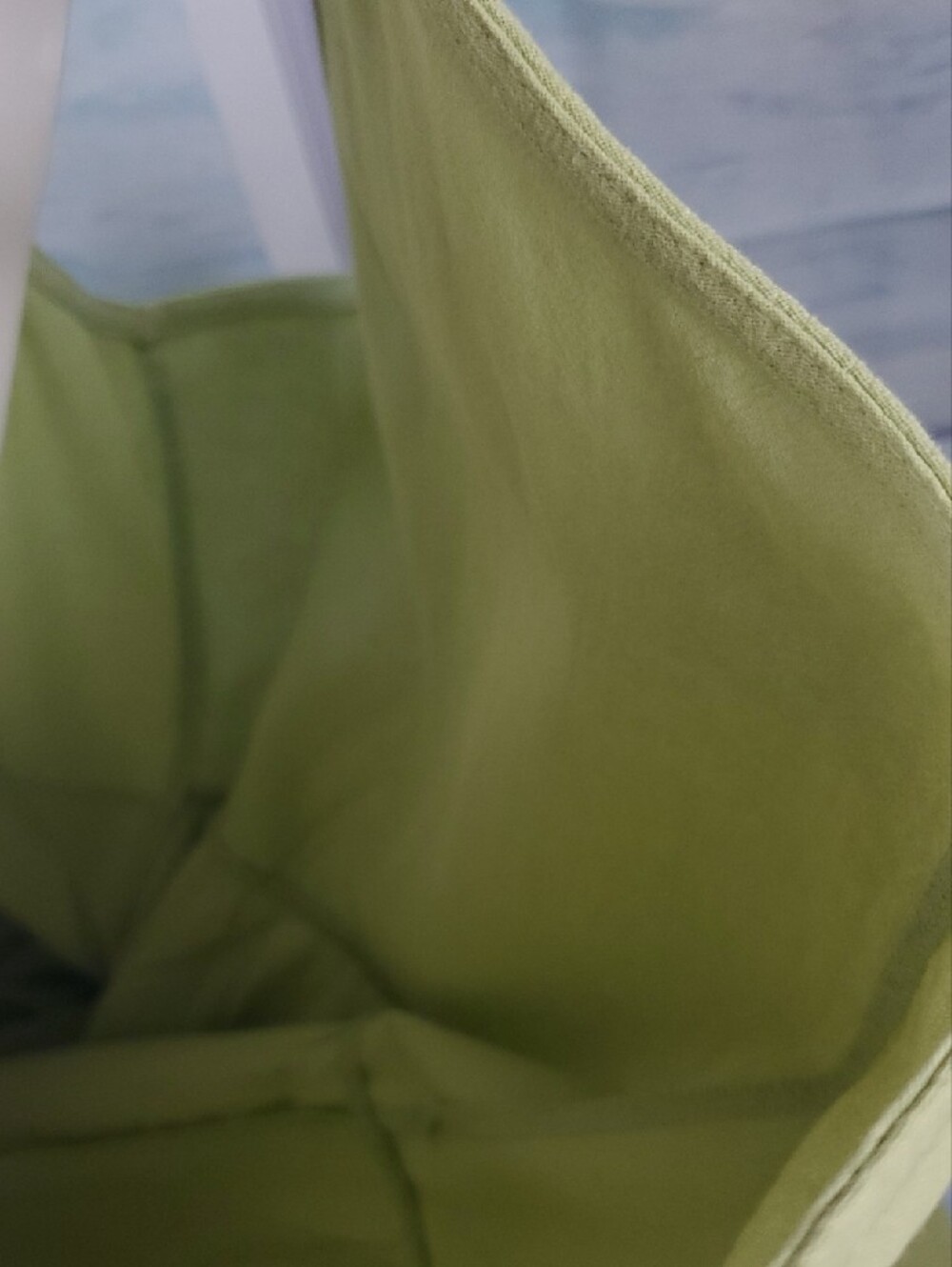 Sleeveless Maxi Linen Blend Dress in Lime Green - Picture 11 of 14